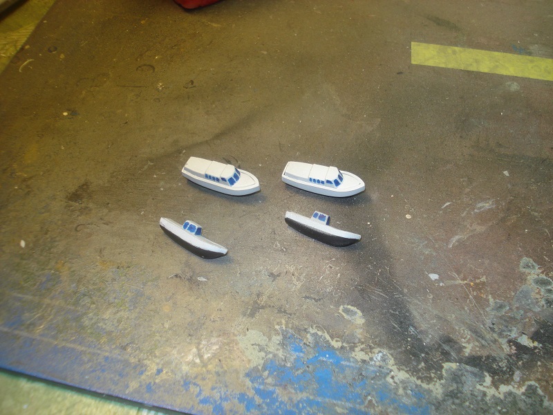 Boats painted